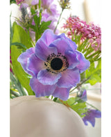 Artificial Flower Anemone Deluxe 43 cm Purple - Easyplants Artificial Plants & Flowers
