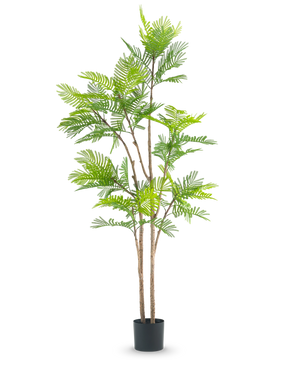 The Artificial Fern plant 210 cm is a tall artificial plant with multiple slender brown stems and lush green fern-like leaves, against a plain white background.