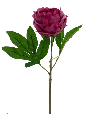 Kunstbloem Lotus peony Real Touch red 58 cm - Easyplants Artificial Plants & Flowers