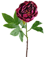 Artificial Flower Peony 77 cm or eggplant - Easyplants Artificial Plants & Flowers