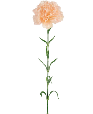 Artificial flower Carnation 69 cm peach
