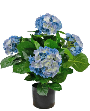 Artificial plant Hydrangea 43 cm blue