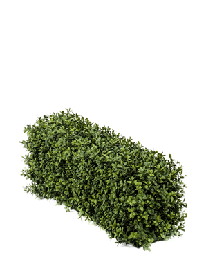 The Artificial Boxwood Hedge UV 70x20x25 cm is a dense, rectangular artificial boxwood shrub with small green leaves against a plain white background.