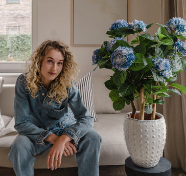 Create a warm atmosphere with artificial plants this winter