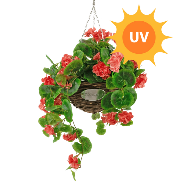 Artificial hanging plants UV