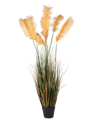 Artificial Pampas grass 200 cm fire-retardant