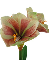 Artificial flower amaryllis real touch red/yellow 48 cm - Easyplants Artificial Plants & Flowers