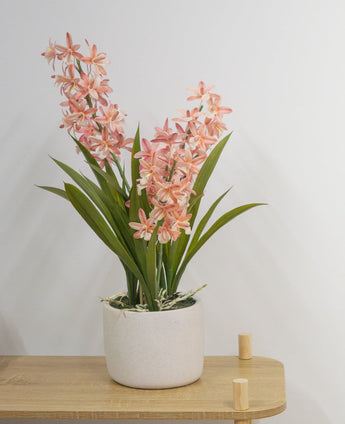 Artificial plant cymbidium 58 cm pink - Easyplants Artificial Plants & Flowers