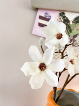 Artificial Branch Magnolia Small -Flowered 89 cm White - Easyplants Artificial Plants & Flowers