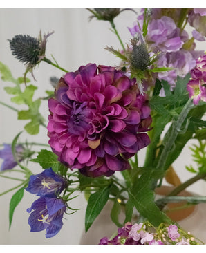 Artificial Flower Dahlia 50 cm Purple - Easyplants Artificial Plants & Flowers
