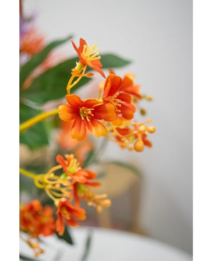 Artificial Branch Daphne Spray 108 cm Orange - Easyplants Artificial Plants & Flowers