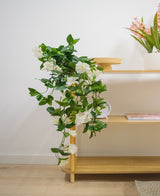 Artificial Hanging Plant Petunia 70 cm White - Easyplants Artificial Plants & Flowers