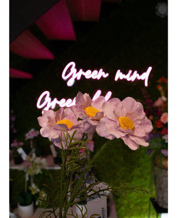 Artificial Roses Collar Real Touch Purple 50cm - Easyplants Artificial Plants & Flowers