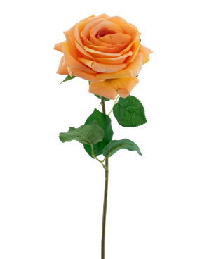 Artificial flower Crystal Touch Moisturizing Roos Real Touch Orange 43 cm