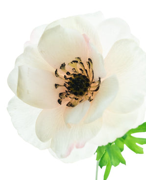Artificial flower anemoon real touch pink 52 cm