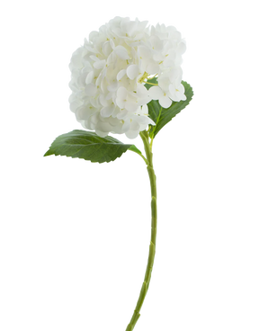 Artificial flower Hortensia Real Touch White 49 cm
