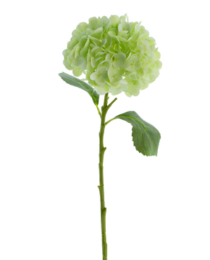 Artificial flower Hortensia Real Touch light green 49 cm