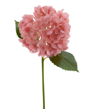 Artificial flower Charlotte Hortensia Real Touch pink 49 cm