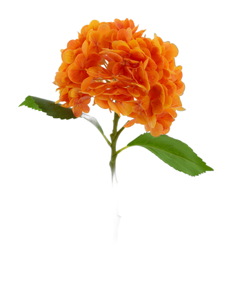 Artificial flower Charlotte Hortensia Real Touch Orange 49 cm - Easyplants Artificial Plants & Flowers