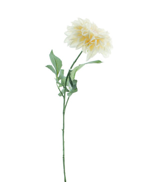 Artificial flower Dahlia Real Touch Beige 72 cm