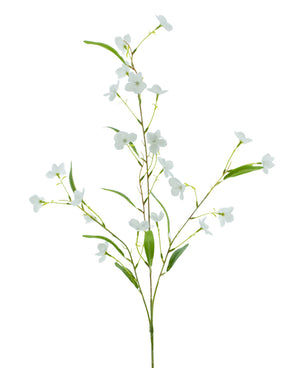 Artificial flower Alstroemeria Real Touch White 100 cm