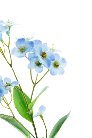 Artificial flower Orchid Real Touch Blue 50 cm