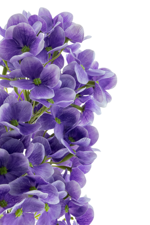 Artificial flower Snowball Real Touch Purple 58 cm