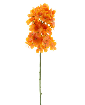 Artificial flower Snowball Real Touch Orange 58 cm
