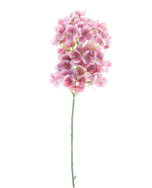 Artificial flower Snowball Real Touch pink 58 cm