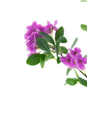 Artificial flower Snowball Real Touch Purple 80 cm