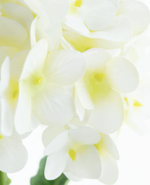 Artificial flower Hortensia Real Touch cream 58 cm