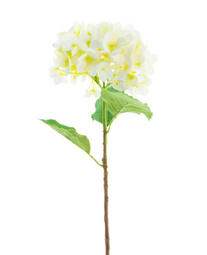Artificial flower Hortensia Real Touch cream 58 cm