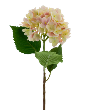 Artificial flower Hortensia Real Touch pink 58 cm