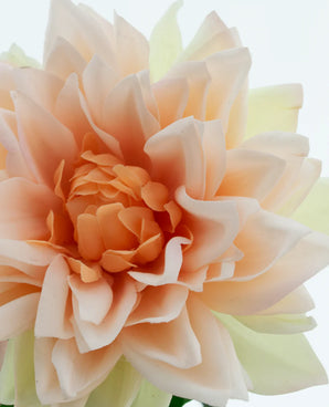 Artificial flower Dahlia Real Touch Champagne 54 cm