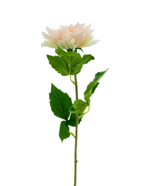 Artificial flower Dahlia Real Touch Champagne 54 cm