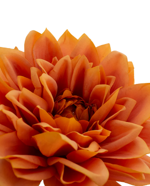 Artificial flower Dahlia Real Touch Orange 54 cm