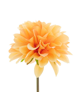 Artificial flower Dahlia Real Touch Peach 73 cm