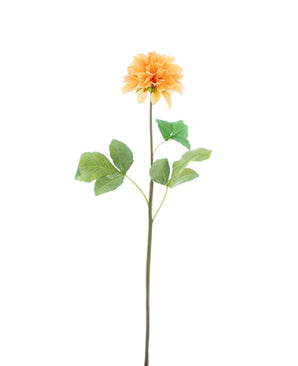 Artificial flower Dahlia Real Touch Peach 73 cm