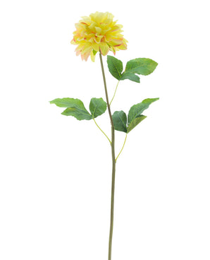 Artificial flower Dahlia Real Touch Champagne 73 cm