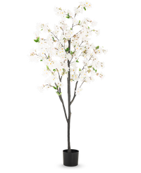 Artificial cherry blossom 180 cm white