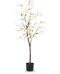 Artificial cherry blossom 150 cm white
