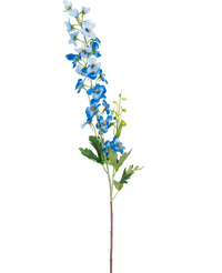 Artificial flower Delphinium 79 cm blue