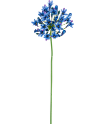 Artificial flower Agapanthus 77 cm blue