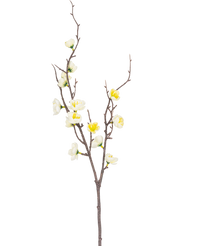 Artificial Prunus 78 cm white