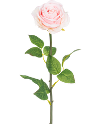 Artificial flower Rose Classic 55 cm light pink