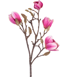 Artificial Magnolia 50 cm pink