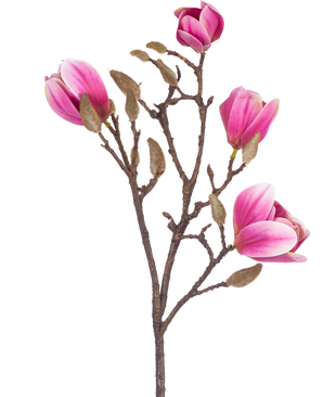 Artificial Magnolia 50 cm pink