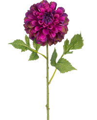 Artificial flower Dahlia 50 cm purple