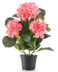 Artificial plant hydrangea pink 35 cm