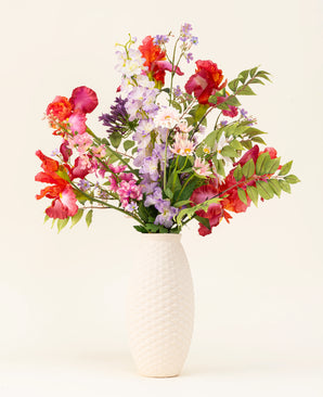 Silk artificial flower bouquet Pink Pop